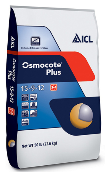 Osmocote® Plus 15-9-12 3-4M 50 lb Bag - Controlled Release CRF